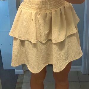 tan skirt